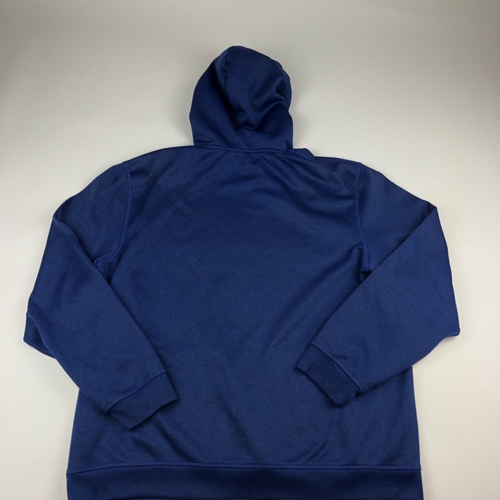 Blue Athletic Hoodie Sweater Mens Medium - Picture 4 of 5